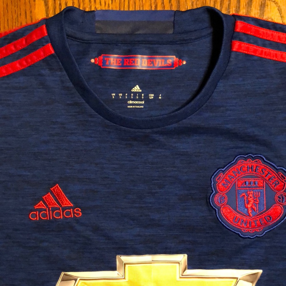Manchester United soccer football jersey Adidas